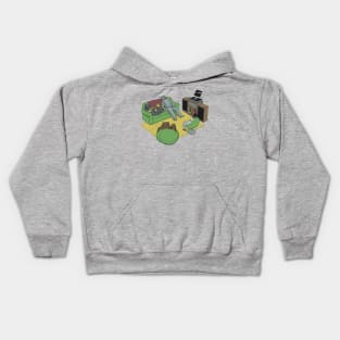 Oz folks hanging out Kids Hoodie